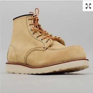 Classic Red Wing 6" Moc Toe Heritage Boots - Tan/Sand (6.5M / 8W)